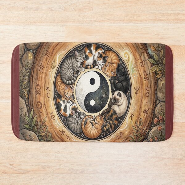 Item preview, yin and yang, ala cat designed and sold by GAWPAWshop.