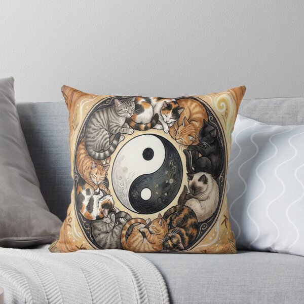 Item preview, yin and yang, ala cat designed and sold by GAWPAWshop.
