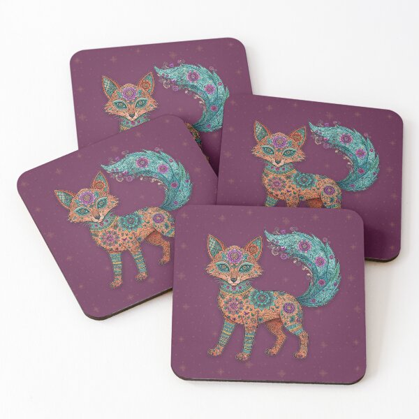 Item preview, Alebrije Fox — Mexican Folk Art Fox with Decorated Tail, Vibrant Spirit Animal designed and sold by LunaAdventurer.