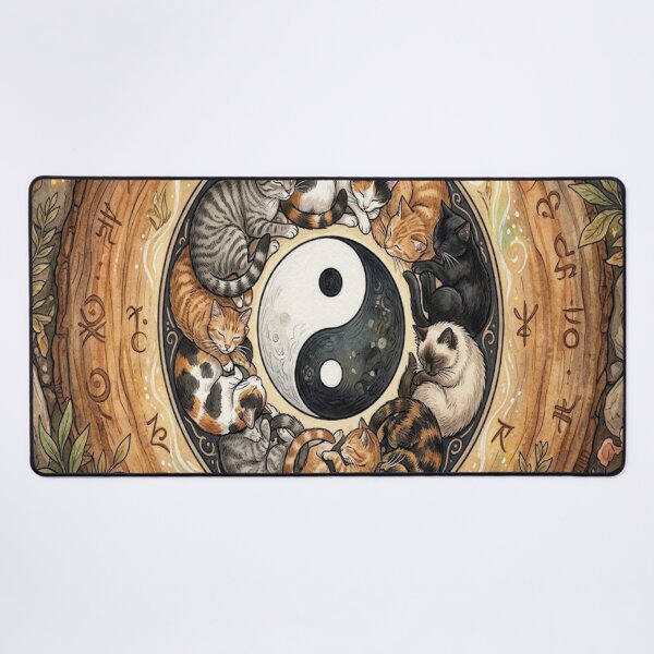 Item preview, yin and yang, ala cat designed and sold by GAWPAWshop.
