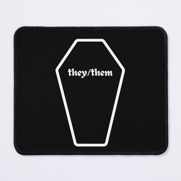Item preview, Pronoun (they/them) Coffin designed and sold by Cute-Chaotic-Co.