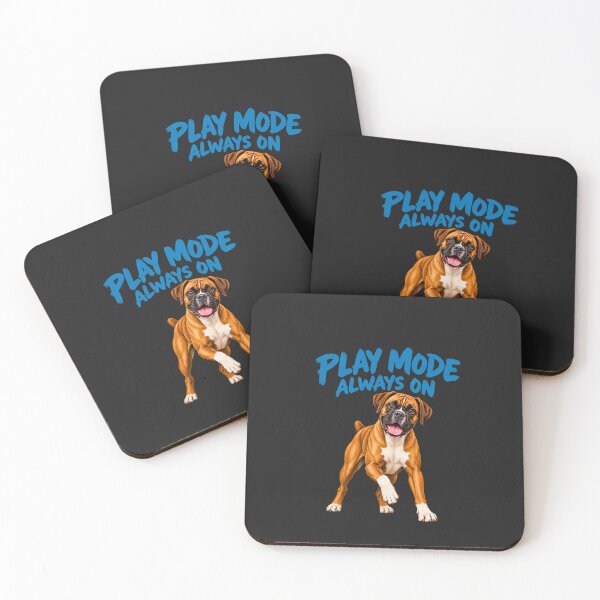 Artikelvorschau, Spielmodus: Immer an – Lustiger Boxerhund entworfen und verkauft von AdicretorDesign.