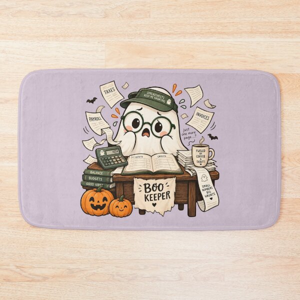 Item preview, Bookkeeper Ghost Halloween Chaos designed and sold by Meandmyshop.