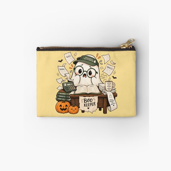 Item preview, Bookkeeper Ghost Halloween Chaos designed and sold by Meandmyshop.
