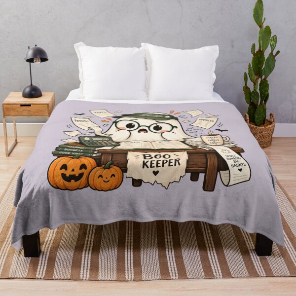 Item preview, Bookkeeper Ghost Halloween Chaos designed and sold by Meandmyshop.