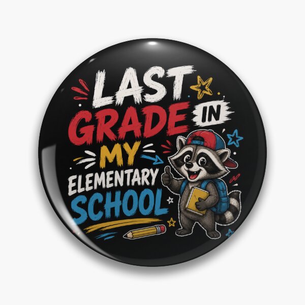 Item preview, Last Grade in My Elementary School Raccoon Student Design designed and sold by Creative-Sanc.