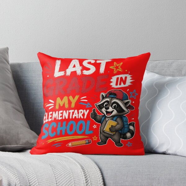 Item preview, Last Grade in My Elementary School Raccoon Student Design designed and sold by Creative-Sanc.