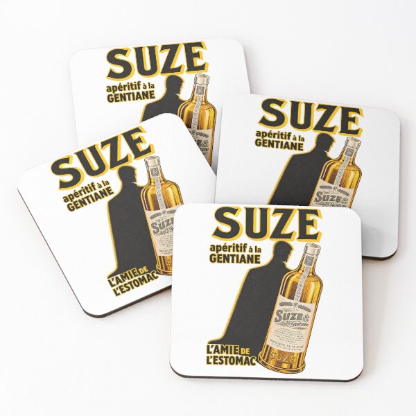 Item preview, SUZE advertising poster - vintage yellow - The stomach's friend designed and sold by Studio RTN.