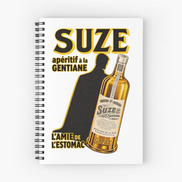 Item preview, SUZE advertising poster - vintage yellow - The stomach's friend designed and sold by Studio RTN.