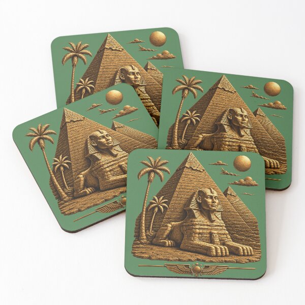 Item preview, Egyptian Sphinx and Pyramids designed and sold by NEFERSIGN.