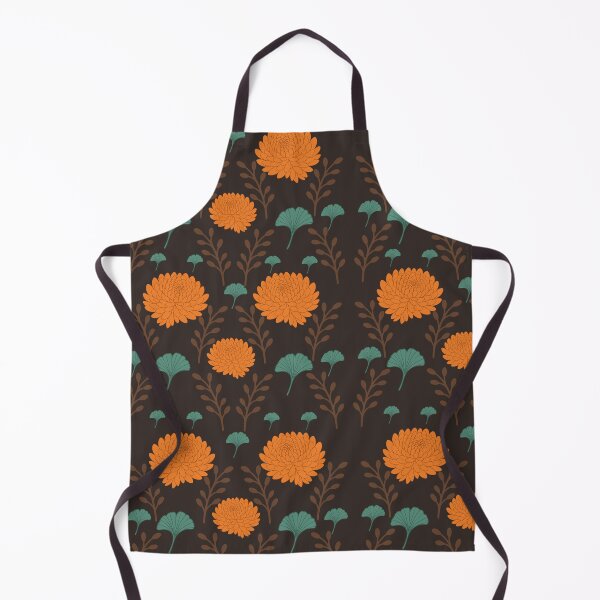 Item preview, Chrysanthemum and Ginkgo Art Nouveau Botanical Pattern designed and sold by BelievingCreates.