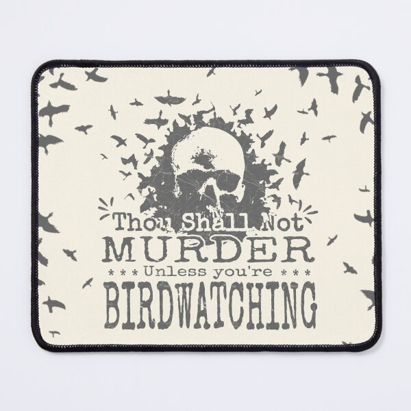 Item preview, Murder of Crows | Thou Shall Not Murder | Funny Christian Birdwatching designed and sold by ZechJohnRB.