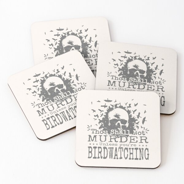 Item preview, Murder of Crows | Thou Shall Not Murder | Funny Christian Birdwatching designed and sold by ZechJohnRB.