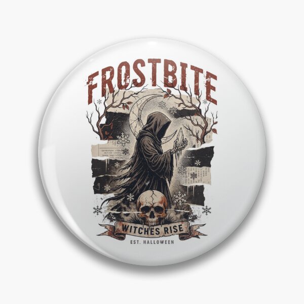 Item preview, Ice Witch Frost and Bone Halloween Design Graphic Tee v7 designed and sold by DarylWelsh2024.