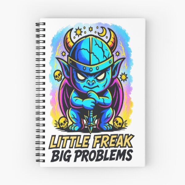 Item preview, Little Freak Big Problems Cute Dark Goblin Design designed and sold by StreetWave01.