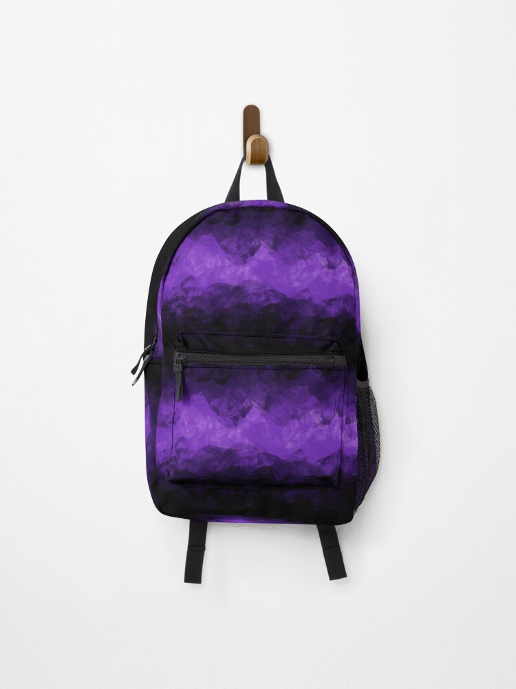 Thumbnail 1 of 3, Backpack, Amethyst Geode designed and sold by CDCreativeWorks.