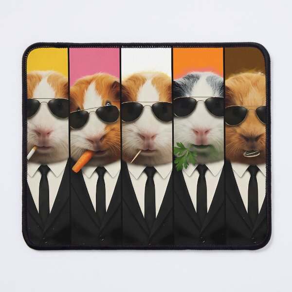 Item preview, Funny Cavy Mobster Parody – Cute Rodent Gangster Graphic designed and sold by Vlammielou4.