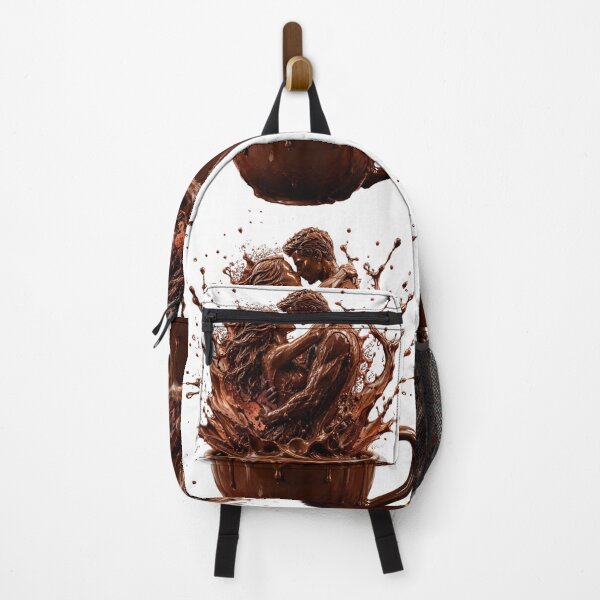 Item preview, Chocolate Love Couple Kissing in Coffee Cup Splash  designed and sold by LC&LCPlatform.