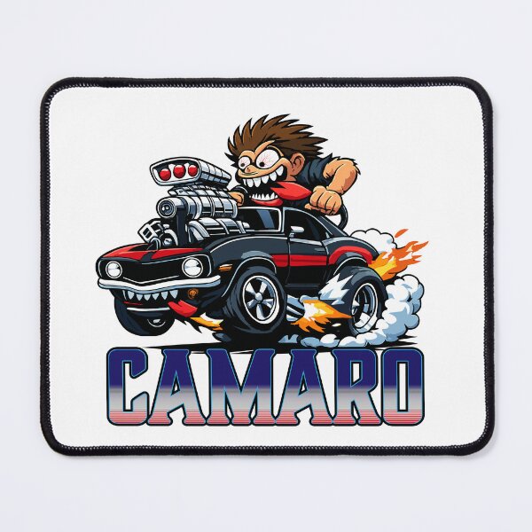 Item preview, Cartoon car illustration of hot rod Camaro. designed and sold by Art-Horizon.