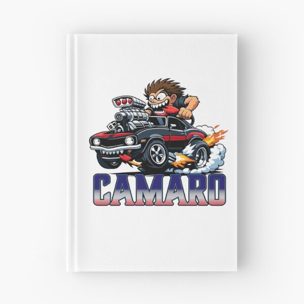 Item preview, Cartoon car illustration of hot rod Camaro. designed and sold by Art-Horizon.
