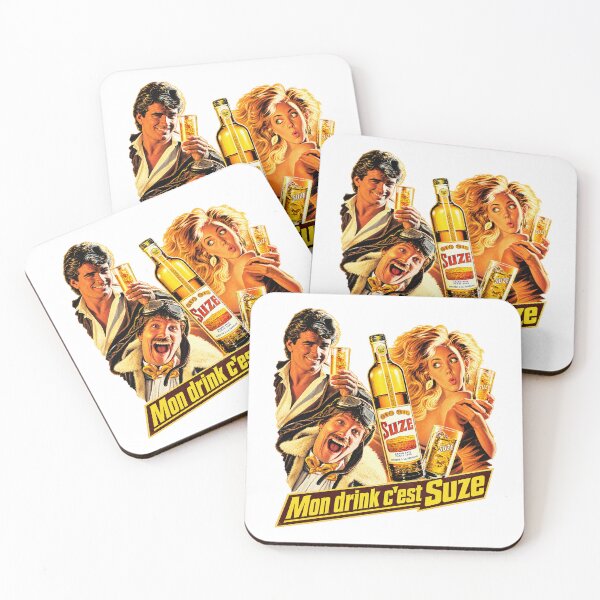 Item preview, SUZE - My drink is Suze - Vintage yellow design designed and sold by Studio RTN.