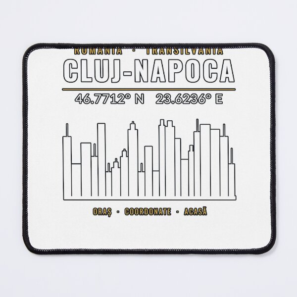 Item preview, Cluj-Napoca Coordonate Oras Acasa designed and sold by PeaksAndPrints.