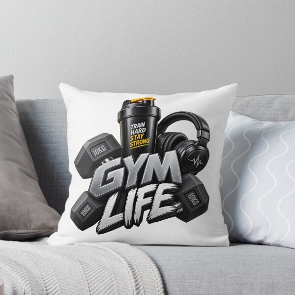 Item preview, Gym Life Dumbbells Fitness Motivation designed and sold by Design Sounds Studio.