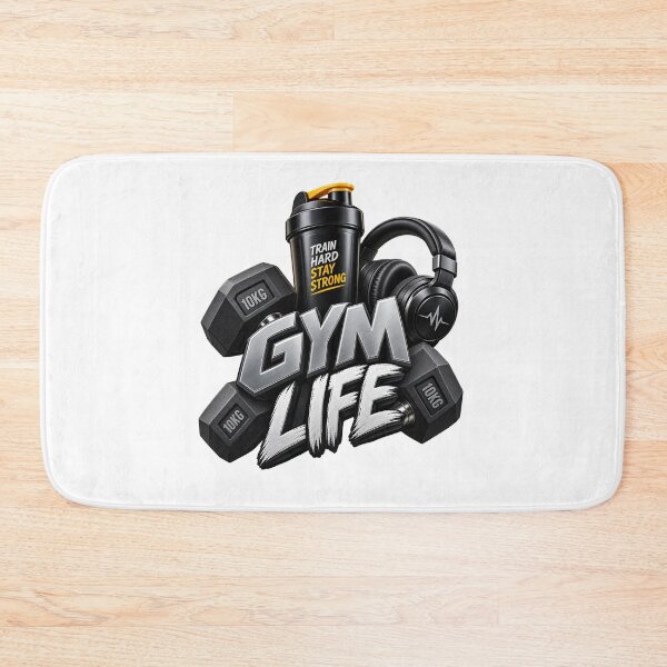 Item preview, Gym Life Dumbbells Fitness Motivation designed and sold by Design Sounds Studio.