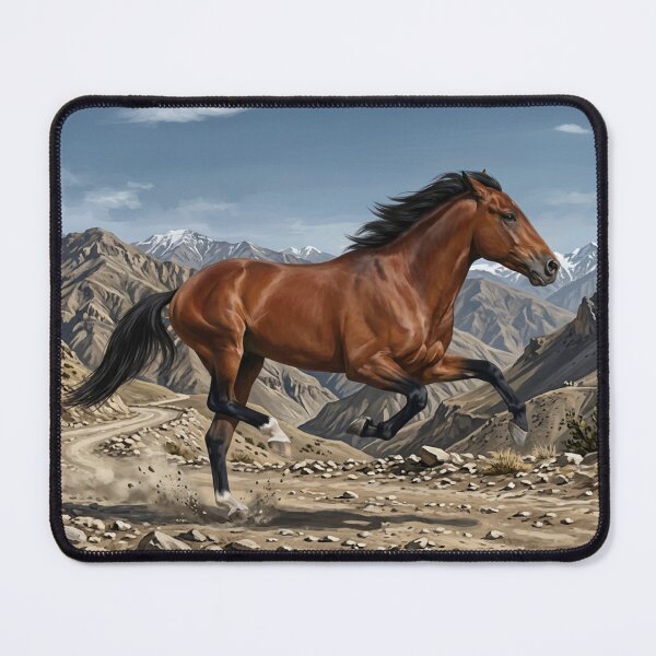 Item preview, The Afghan Horse and a Landscape of Afghanistan designed and sold by Cheval-de-coeur.