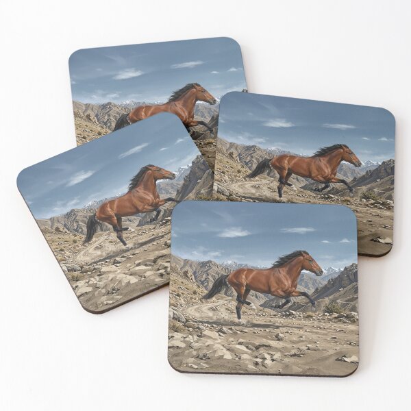 Item preview, The Afghan Horse and a Landscape of Afghanistan designed and sold by Cheval-de-coeur.