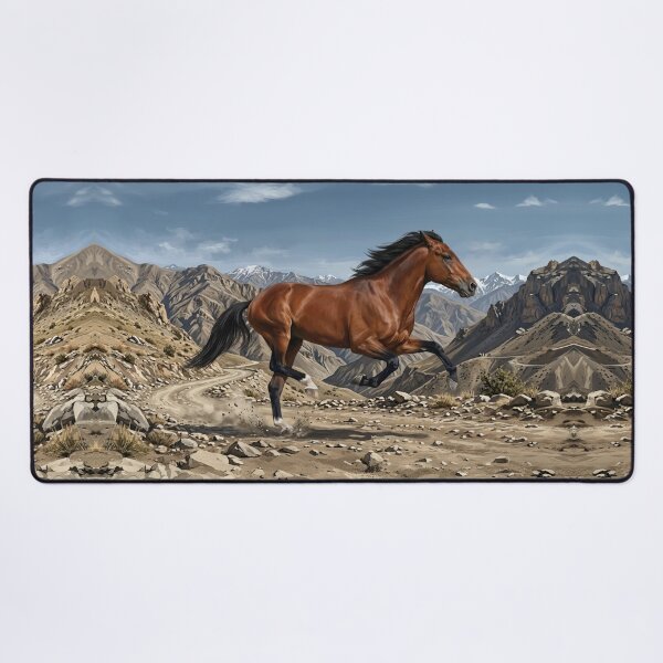 Item preview, The Afghan Horse and a Landscape of Afghanistan designed and sold by Cheval-de-coeur.