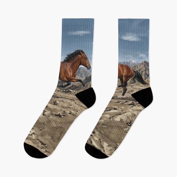 Item preview, The Afghan Horse and a Landscape of Afghanistan designed and sold by Cheval-de-coeur.
