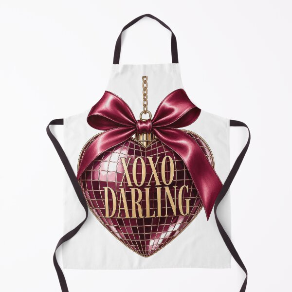 Item preview, XOXO Darling Pink Disco Heart Valentine designed and sold by Luvahawb.