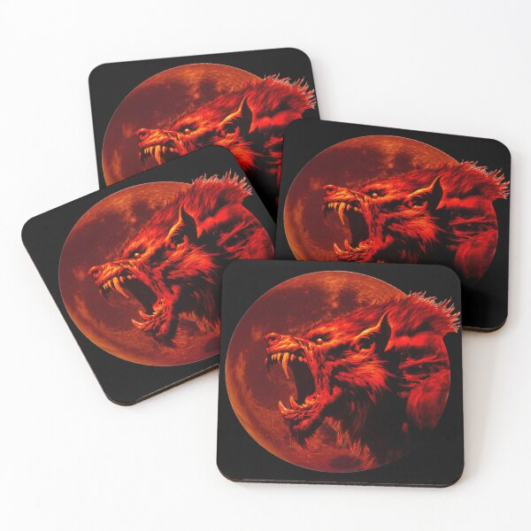 Item preview, Red Moon Werewolf designed and sold by Bernard Santora.