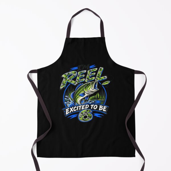 Item preview, I'M Reel Excited To Be 6 Fishing Birthday - Camo Kids designed and sold by RealestInternet.