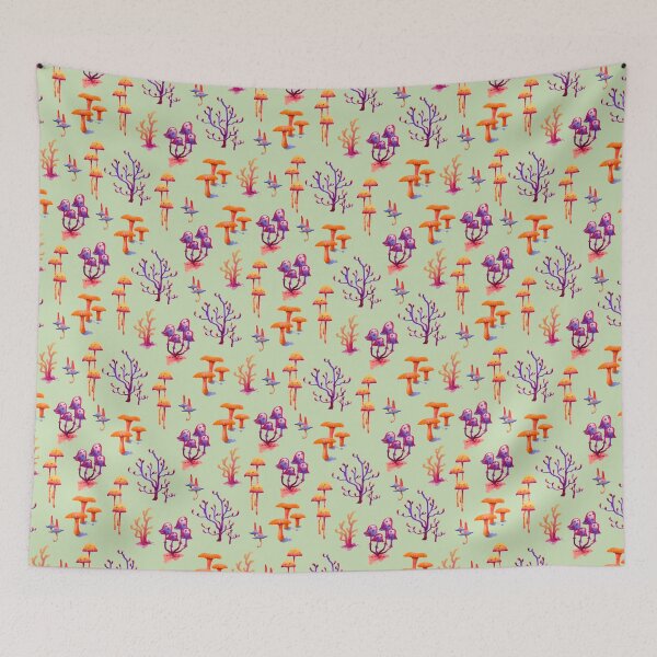 Item preview, marker mushroom pattern designed and sold by JMSaarenpaa.