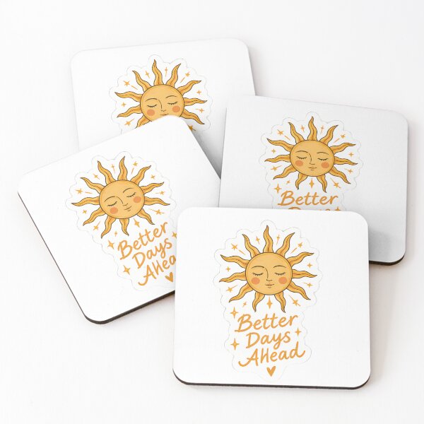 Item preview, Better Days Ahead Sticker – Cute Sunshine designed and sold by posteratorshop.