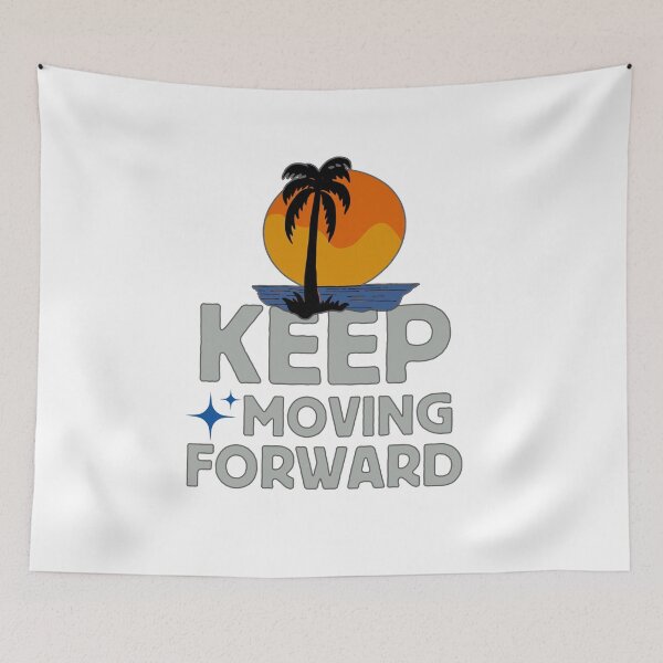 Item preview, Keep Moving Forward Motivational Sunset Typography. designed and sold by Gopal Verma.