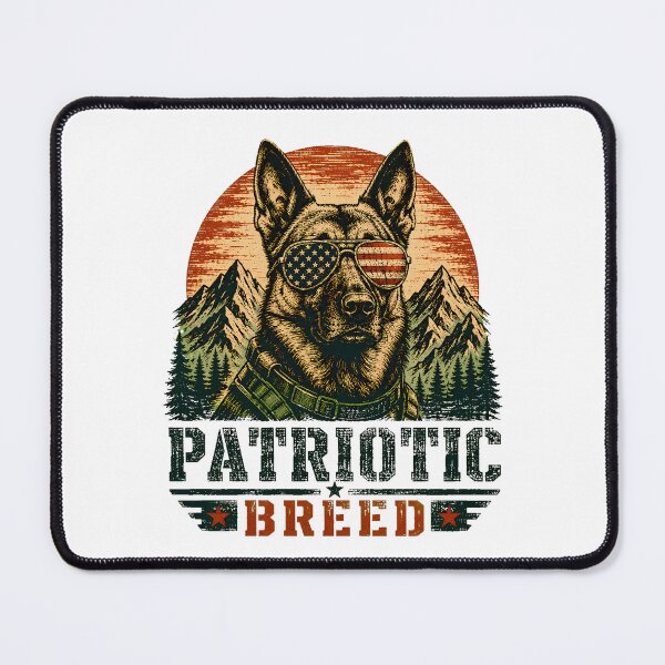 Item preview, Patriotic German Shepherd Dog American Flag Lover designed and sold by chattsuede.