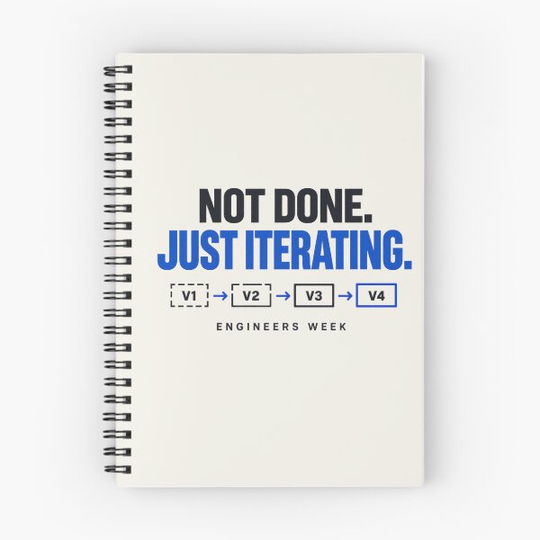 Item preview, Engineers Week Shirt – Not Done Just Iterating Engineering Design designed and sold by astersgraphics.
