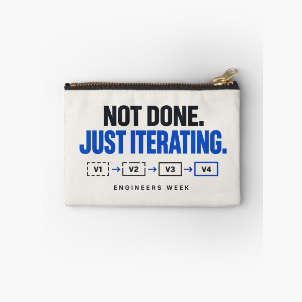 Item preview, Engineers Week Shirt – Not Done Just Iterating Engineering Design designed and sold by astersgraphics.