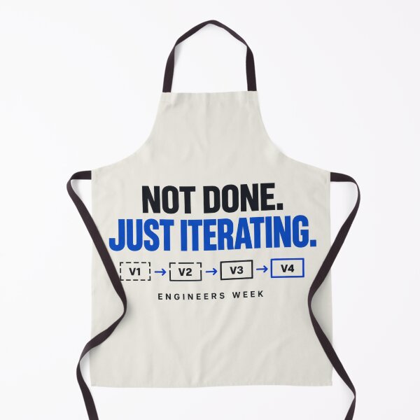 Item preview, Engineers Week Shirt – Not Done Just Iterating Engineering Design designed and sold by astersgraphics.