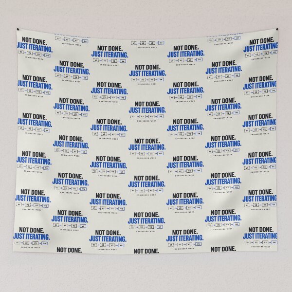 Item preview, Engineers Week Shirt – Not Done Just Iterating Engineering Design designed and sold by astersgraphics.