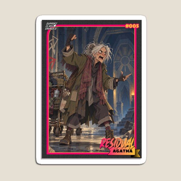 Item preview, Trading Card #105: Residual – Agatha | Dungeon Crawler Carl Fan Design designed and sold by SupportClassSavage.