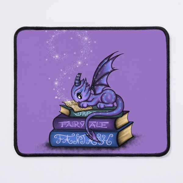 Item preview, cute reading book dragon designed and sold by Pezi-Creation.
