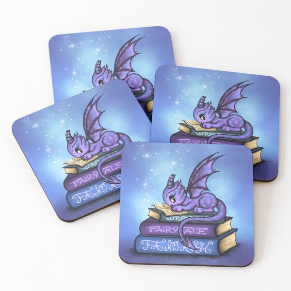 Item preview, cute reading book dragon designed and sold by Pezi-Creation.