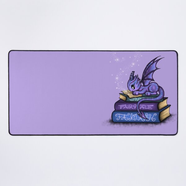 Item preview, cute reading book dragon designed and sold by Pezi-Creation.