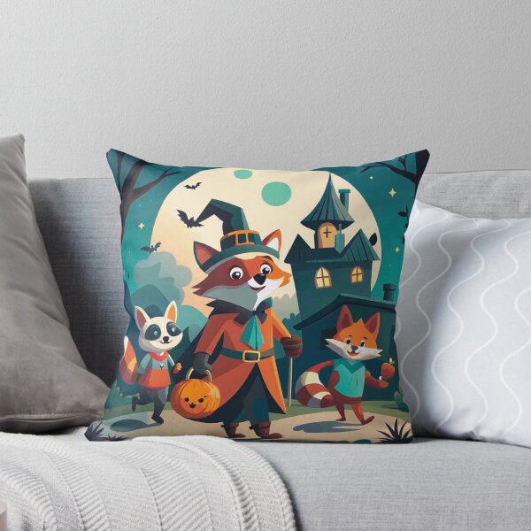 Artikelvorschau, Eine süße Fuchsfamilie – Süßes oder Saures an Halloween entworfen und verkauft von NNCollection.