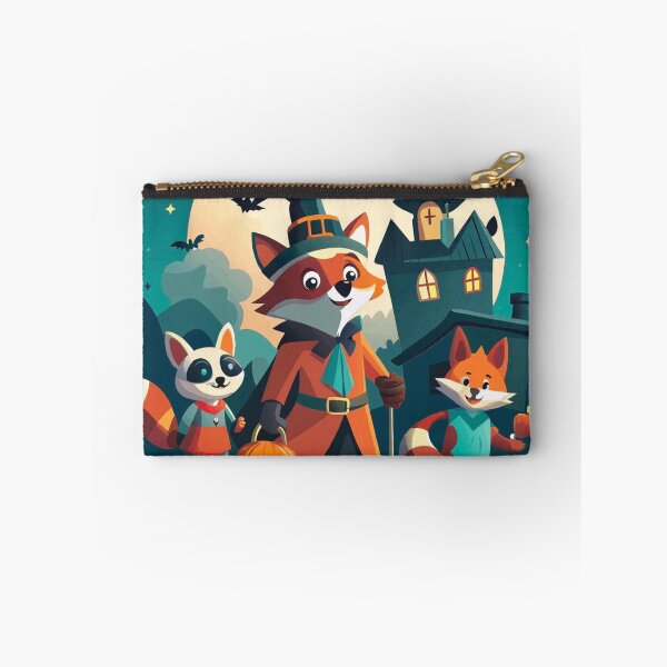 Item preview, Cute Fox Family Trick or Treat Halloween Night designed and sold by NNCollection.