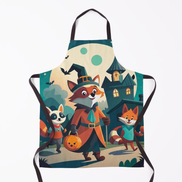 Item preview, Cute Fox Family Trick or Treat Halloween Night designed and sold by NNCollection.